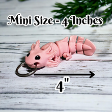 Load image into Gallery viewer, 3D Printed Axolotl Keychain