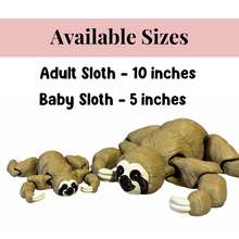 Load image into Gallery viewer, 3D Printed Flexi Sloth – Articulated Hanging Fidget Toy