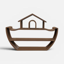 Load image into Gallery viewer, Play & Display Noah's Ark - Montessori Animal Toy Storage & Nursery Decor - Optional Mini Animal Set