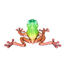 Load image into Gallery viewer, 3D Printed Flexi Frog - Purple, Pink, and Green Rainbow - Ready To Ship