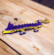 Load image into Gallery viewer, Multi Color 3D Printed Crystal Dragon - Custom Colors Available!