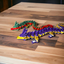 Load image into Gallery viewer, Multi Color 3D Printed Crystal Dragon - Custom Colors Available!