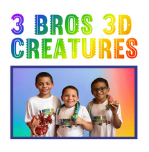 Load image into Gallery viewer, 3D Printed Articulated Octopus - Matte Rainbow - Ready To Ship