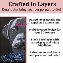Load image into Gallery viewer, Custom 3D Printed Pet Portrait