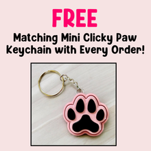Load image into Gallery viewer, Custom Pet Paw Clicker – Design Your Own Sensory Fidget