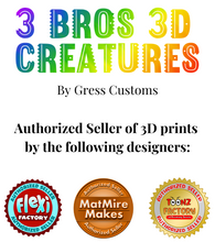 Load image into Gallery viewer, 3D Printed Skeleton Flexi Shark With Moveable Mouth