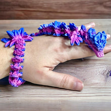 Load image into Gallery viewer, 3D Printed Orchid Dragon - PINK/PURPLE