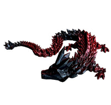 Load image into Gallery viewer, 3D Printed Crystal Dragon - RED/BLACK