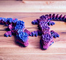 Load image into Gallery viewer, 3D Printed Orchid Dragon - PINK/PURPLE