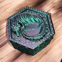 Load image into Gallery viewer, 3D Printed Fire Breathing Dragon Dice Tower