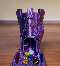 Load image into Gallery viewer, 3D Printed Castle Tower Dice Roller