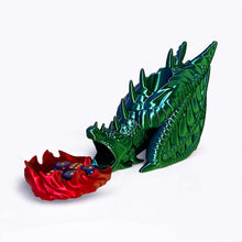 Load image into Gallery viewer, 3D Printed Fire Breathing Dragon Dice Tower
