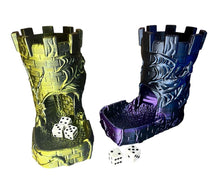 Load image into Gallery viewer, 3D Printed Castle Tower Dice Roller