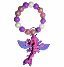 Load image into Gallery viewer, 3D Printed Heart Dragon Keychain