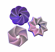 Load image into Gallery viewer, 3D Printed Shapeshifter Fidget (Star, Flower, or Hexagon)