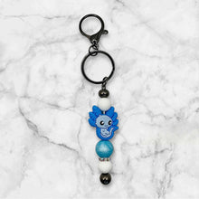 Load image into Gallery viewer, Axolotl Beaded Keychain