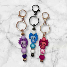 Load image into Gallery viewer, Axolotl Beaded Keychain