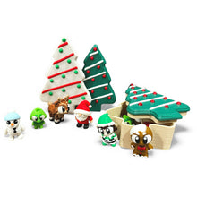 Load image into Gallery viewer, Limited Edition Christmas Minis with Tree Box – 6 Tiny 3D Printed Holiday Characters