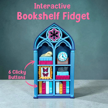 Load image into Gallery viewer, Build Your Own Bookshelf Fidget Clicker - Custom BookTok Desk Decor