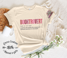Load image into Gallery viewer, Booktrovert T-Shirt, Crew Neck Sweatshirt or Hoodie - Gift For Book Lovers