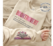 Load image into Gallery viewer, Booktrovert T-Shirt, Crew Neck Sweatshirt or Hoodie - Gift For Book Lovers