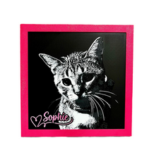 Load image into Gallery viewer, Custom 3D Printed Pet Portrait