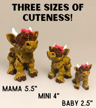 Load image into Gallery viewer, 3D Printed Highland Cow With or Without Bow