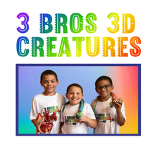 Load image into Gallery viewer, Multi Color 3D Printed Crystal Dragon - Custom Colors Available!