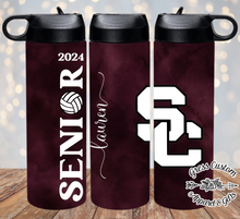 Load image into Gallery viewer, Custom Senior Sublimation Tumbler, 20 oz. Skinny Tumbler or Water Bottle