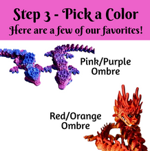 Load image into Gallery viewer, Customize Your Large 3D Printed Dragon and Matching Egg