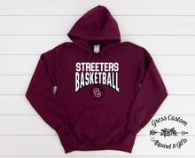 Load image into Gallery viewer, Streeters Basketball, Maroon (Youth and Adult)