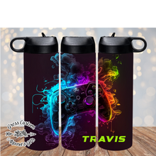 Load image into Gallery viewer, Video Game Controller Tumbler or Water Bottle With Name