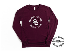 Load image into Gallery viewer, Streeters Basketball Circle Maroon (Youth and Adult)