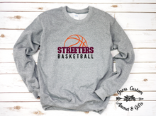Load image into Gallery viewer, Streeters Basketball Outline Light Grey (Youth and Adult)