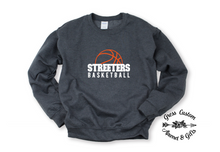 Load image into Gallery viewer, Streeters Basketball Outline Dark Grey (Youth and Adult)