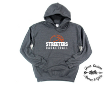 Load image into Gallery viewer, Streeters Basketball Outline Dark Grey (Youth and Adult)
