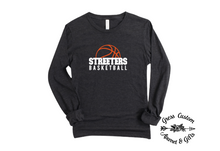 Load image into Gallery viewer, Streeters Basketball Outline Dark Grey (Youth and Adult)