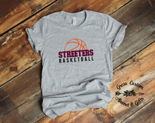 Load image into Gallery viewer, Streeters Basketball Outline Light Grey (Youth and Adult)