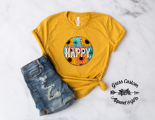 Load image into Gallery viewer, Do What Makes You Happy Floral T-Shirt (Adult)