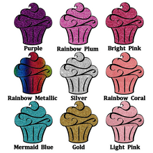 Load image into Gallery viewer, Personalized Pink Girls Apron With Glitter Cupcake And Name, Free Shipping, Personalized Apron With Pockets, Ready To Ship