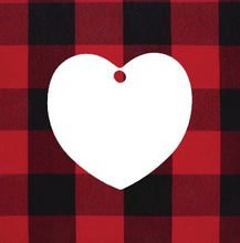 Load image into Gallery viewer, Personalized Heart Photo Ornament, Double Sided, Box Included