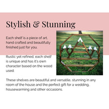 Load image into Gallery viewer, Mountain Coat Rack with Shelf, Key Rack, Wedding Gift, Housewarming Gift