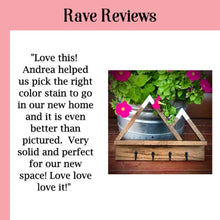 Load image into Gallery viewer, Mountain Coat Rack with Shelf, Key Rack, Wedding Gift, Housewarming Gift