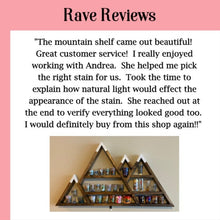 Load image into Gallery viewer, Mountain Coat Rack with Shelf, Key Rack, Wedding Gift, Housewarming Gift
