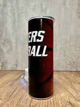 Load image into Gallery viewer, Streeters Basketball Sublimation Tumbler, 20 oz. Skinny Tumbler or Water Bottle