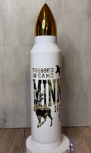 Load image into Gallery viewer, Minnesota Hunter Camo 32 oz Sublimation Bullet Thermos, Hunting Gift