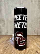 Load image into Gallery viewer, Streeters Basketball Sublimation Tumbler, 20 oz. Skinny Tumbler or Water Bottle