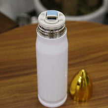 Load image into Gallery viewer, Freedom Isn't Free 32 oz Sublimation Bullet Thermos, American Flag Soldier