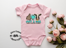 Load image into Gallery viewer, Just A Girl Who Loves Cows Toddler or Youth Tee, Baby Bodysuit