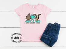 Load image into Gallery viewer, Just A Girl Who Loves Cows Toddler or Youth Tee, Baby Bodysuit